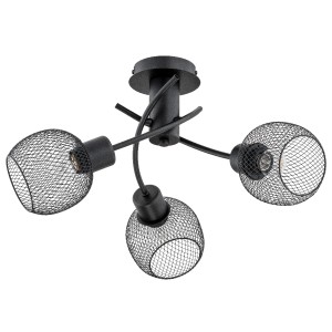 Lampa sufitowa Watsa 25793 Alfa 3xE27 LED Metal Czarny