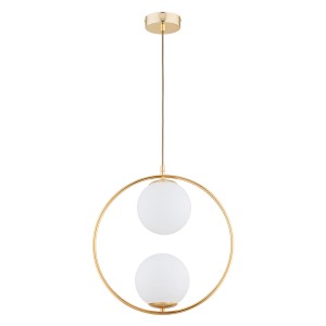Lampa wisząca Avia 62441 Alfa 2xE14 LED Metal Złoty
