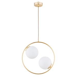 Lampa wisząca Avia 62443 Alfa 2xE14 LED Metal Złoty