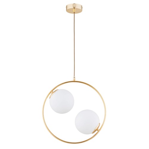 Lampa wisząca Avia 62443 Alfa 2xE14 LED Metal Złoty