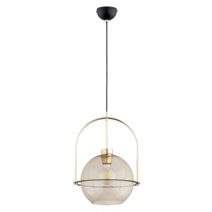 Lampa wisząca Leria 61286 Alfa 1xE27 LED Metal Złoty - Czarny