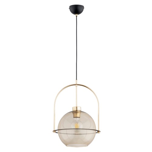 Lampa wisząca Leria 61286 Alfa 1xE27 LED Metal Złoty - Czarny
