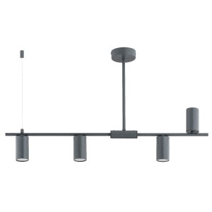 Lampa sufitowa Uranos 63313 Alfa 4xGu10 LED Metal Szary