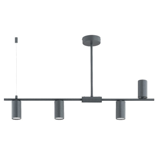 Lampa sufitowa Uranos 63313 Alfa 4xGu10 LED Metal Szary