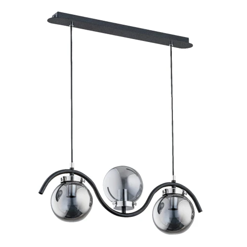 Lampa wisząca Korda 62152 Alfa 3xE14 LED Metal Czarny