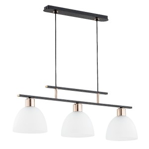 Lampa wisząca Sonata 63005 Alfa 3xE27 LED Metal Czarny - Stare Złoto