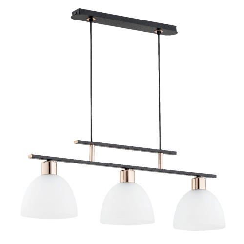 Lampa wisząca Sonata 63005 Alfa 3xE27 LED Metal Czarny - Stare Złoto