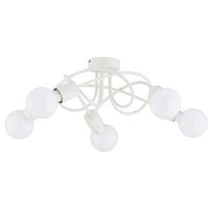 Lampa sufitowa Boston 63240 Alfa 5xE27 LED Metal Ecru