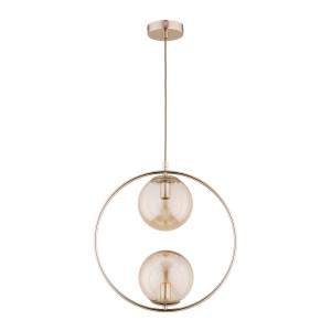 Lampa wisząca Adino 62436 Alfa 2xE14 LED Metal Złoty
