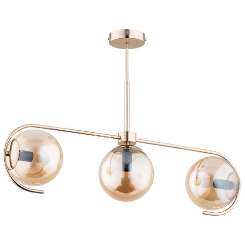 Lampa sufitowa Astana 63084 Alfa 3xE14 LED Metal Złoty Antyk