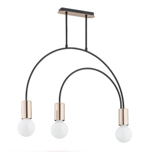 Lampa sufitowa Harry 62099 Alfa 3xE27 LED Metal Czarny - Złoty