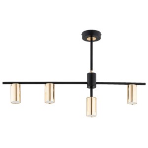 Lampa sufitowa Ursa 63317 Alfa 4xGu10 LED Metal Czarny - Złoty