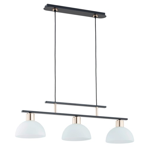 Lampa wisząca Etiuda 63003 Alfa 3xE27 LED Metal Czarny - Stare Złoto