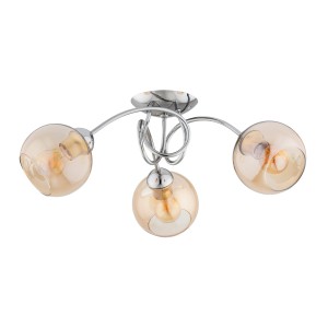 Lampa sufitowa Tevi 62413 Alfa 3xE27 LED Metal Chrom