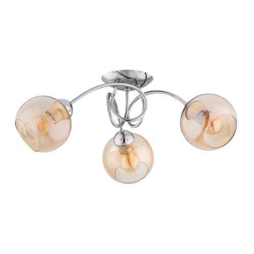 Lampa sufitowa Tevi 62413 Alfa 3xE27 LED Metal Chrom