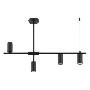 Lampa sufitowa Saur 63321 Alfa 4xGu10 LED Metal Czarny