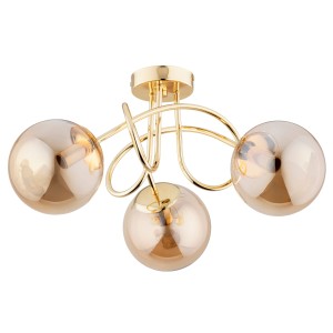 Lampa sufitowa Banko 62365 Alfa 3xE14 LED Metal Złoty
