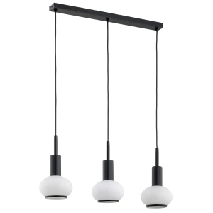 Lampa wisząca Zebra 62309 Alfa 3xE14 LED Metal Czarny