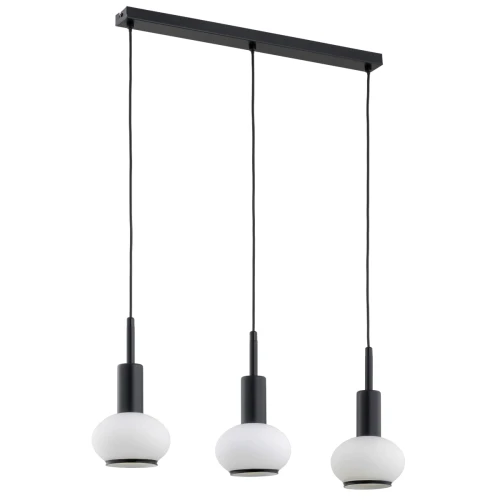 Lampa wisząca Zebra 62309 Alfa 3xE14 LED Metal Czarny