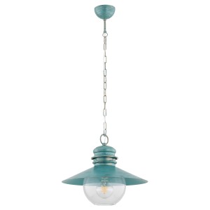 Lampa wisząca Holly 61353 Alfa 1xE27 LED Metal Mięta + Złoto