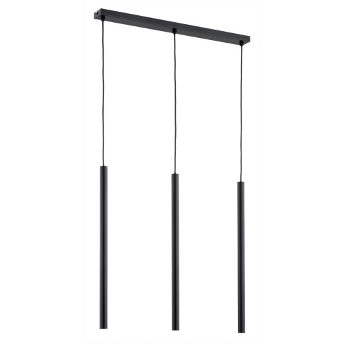 Lampa wisząca Collet 62300 Alfa 3xG9 LED Metal/Tworzywo Czarny