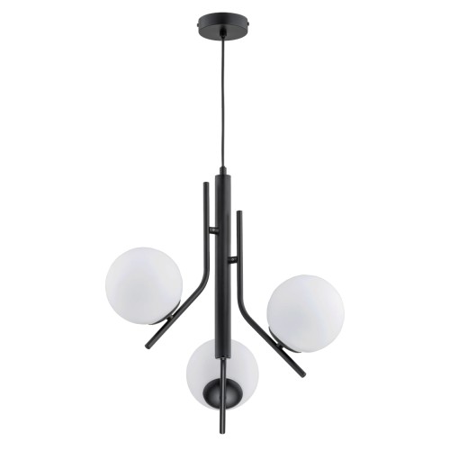 Lampa wisząca Estel 62331 Alfa 3xE14 LED Metal Czarny