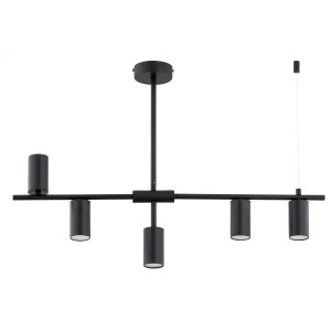 Lampa sufitowa Saur 63322 Alfa 5xGu10 LED Metal Czarny