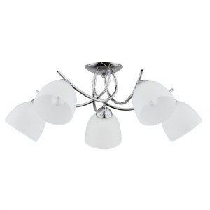 Lampa sufitowa Marisa 27565 Alfa 5xE27 LED Metal/Szkło Chrom