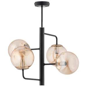 Lampa sufitowa Lamur 63283 Alfa 4xE14 LED Metal Czarny - Stare Złoto