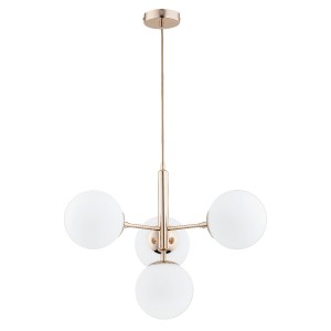 Lampa wisząca Volda 63089 Alfa 4xE14 LED Metal Złoty Antyk