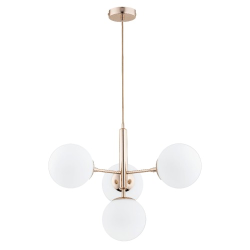 Lampa wisząca Volda 63089 Alfa 4xE14 LED Metal Złoty Antyk
