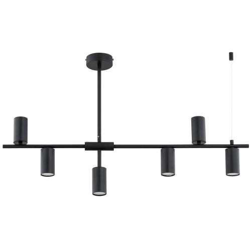 Lampa sufitowa Saur 63323 Alfa 6xGu10 LED Metal Czarny