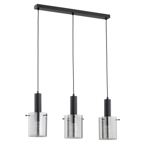 Lampa wisząca Celia 62402 Alfa 3xE27 LED Metal Czarny