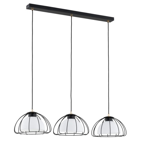 Lampa wisząca Nersy 62445 Alfa 3xE27 LED Metal Czarny - Złoty