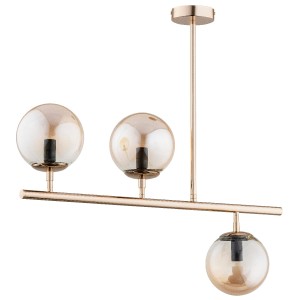 Lampa sufitowa Factus 63029 Alfa 3xE14 LED Metal Złoty Antyk