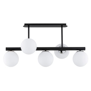 Lampa sufitowa Tukane 63260 Alfa 5xE14 LED Metal Czarny - Chrom
