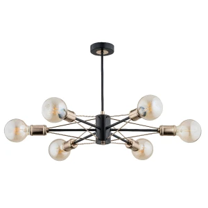 Lampa sufitowa Tandem 62151 Alfa 6xE27 LED Metal Czarny