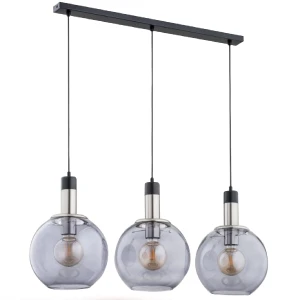 Lampa wisząca Vanelo 62170 Alfa 3xE27 LED Metal Czarny - Chrom