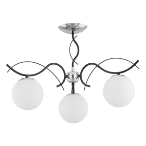 Lampa sufitowa Yuta 62383 Alfa 3xE14 LED Metal Czarny - Chrom