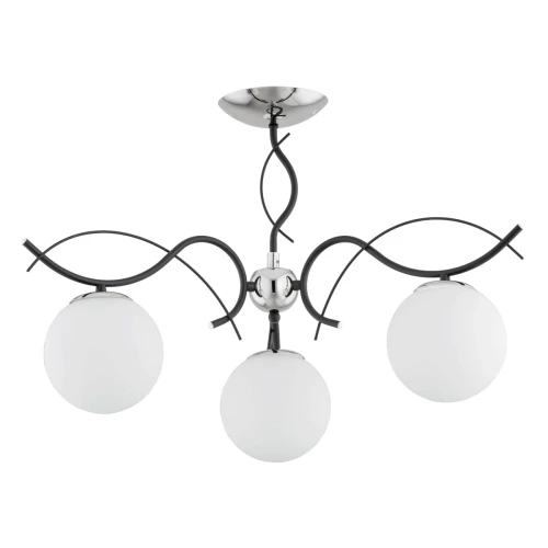 Lampa sufitowa Yuta 62383 Alfa 3xE14 LED Metal Czarny - Chrom