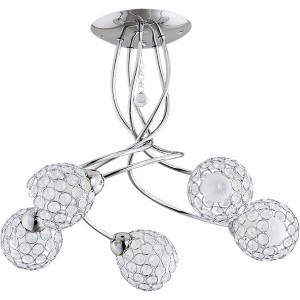 Lampa sufitowa Vaio 20365 Alfa 5xE14 LED Metal Chrom