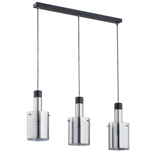 Lampa wisząca Bella 62169 Alfa 3xE27 LED Metal Czarny - Chrom