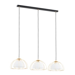 Lampa wisząca Nersy 62431 Alfa 3xE27 LED Metal Czarny - Złoty