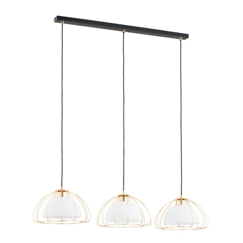 Lampa wisząca Nersy 62431 Alfa 3xE27 LED Metal Czarny - Złoty