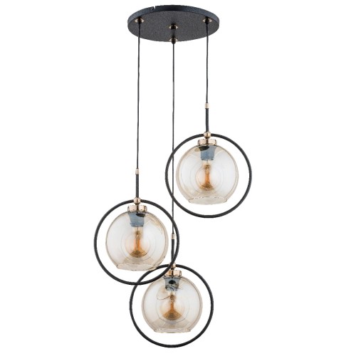 Lampa wisząca Seldi 62177 Alfa 3xE27 LED Metal