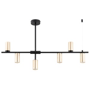 Lampa sufitowa Saur 63326 Alfa 6xGu10 LED Metal Czarny