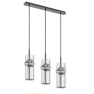 Lampa wisząca Kapris 61018 Alfa 3xE27 LED Metal/Szkło Chrom