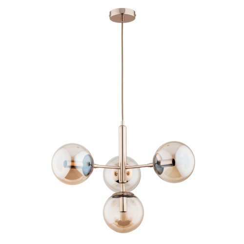 Lampa wisząca Volda 63074 Alfa 4xE14 LED Metal Złoty Antyk