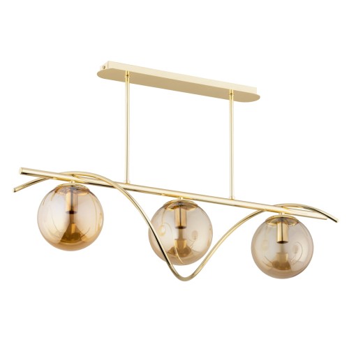 Lampa sufitowa Varna 62358 Alfa 3xE14 LED Metal Złoty