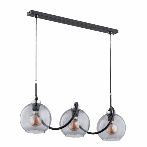 Lampa wisząca Gotta 62197 Alfa 3xE27 LED Metal Czarny - Chrom